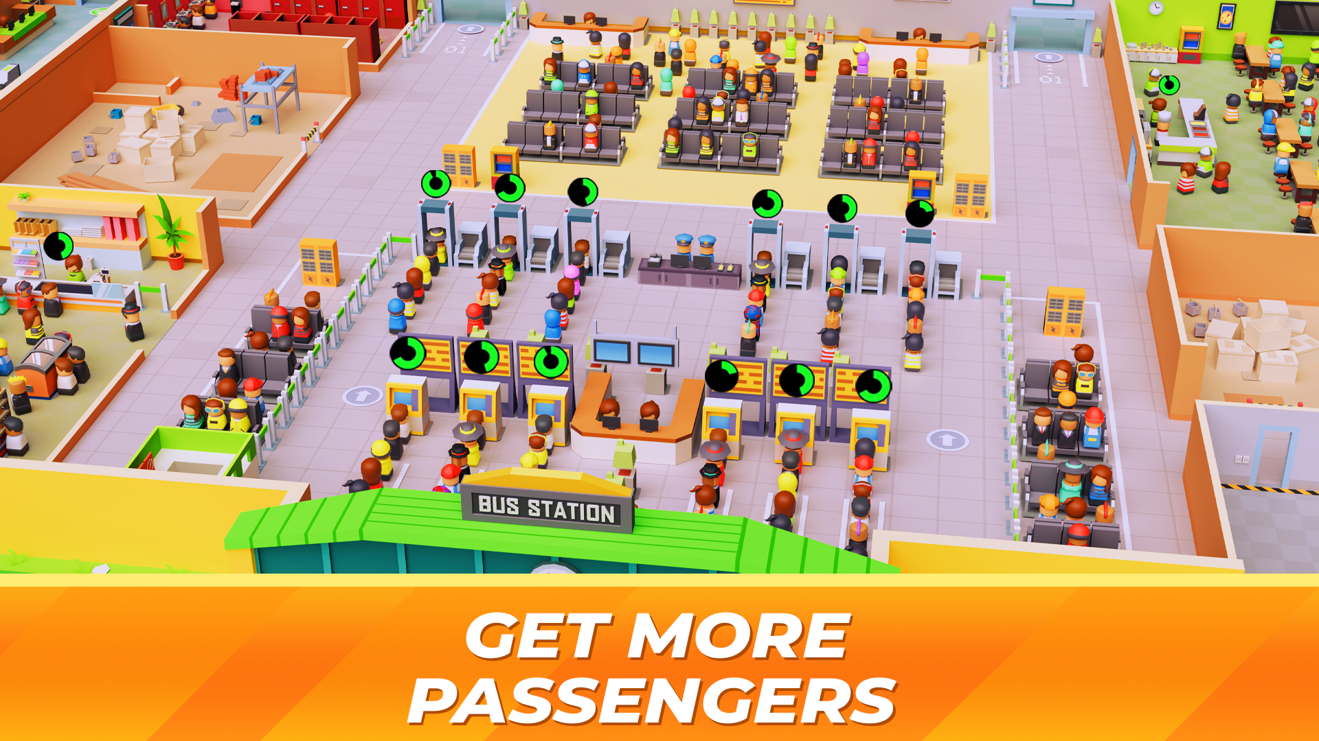 اسکرین شات 6 بازی Idle Bus Station - Tycoon Game