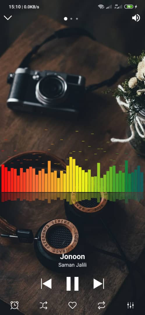 اسکرین شات 1 برنامه موزیک پلیر