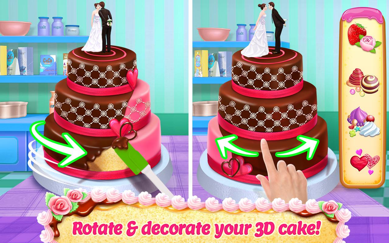 اسکرین شات 1 بازی Real Cake Maker 3D Bakery