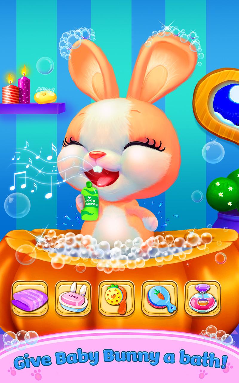 اسکرین شات 3 بازی Baby Bunny - My Talking Pet