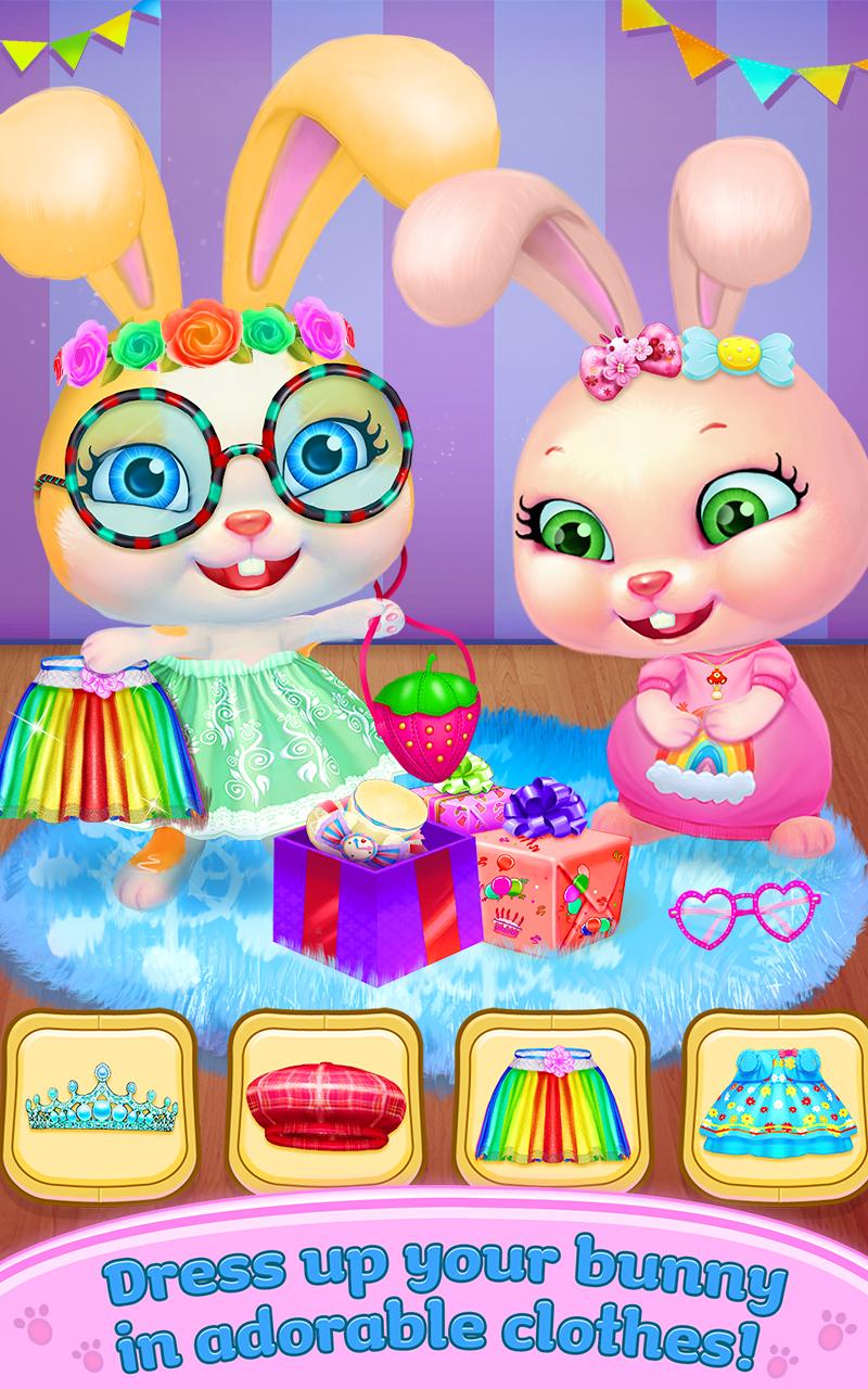 اسکرین شات 2 بازی Baby Bunny - My Talking Pet