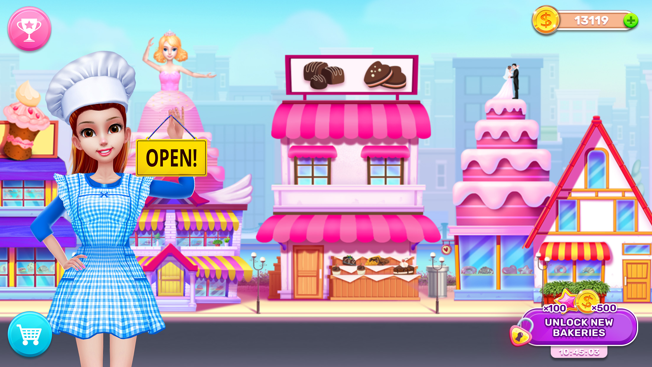 اسکرین شات 2 بازی My Bakery Empire: Bake a Cake