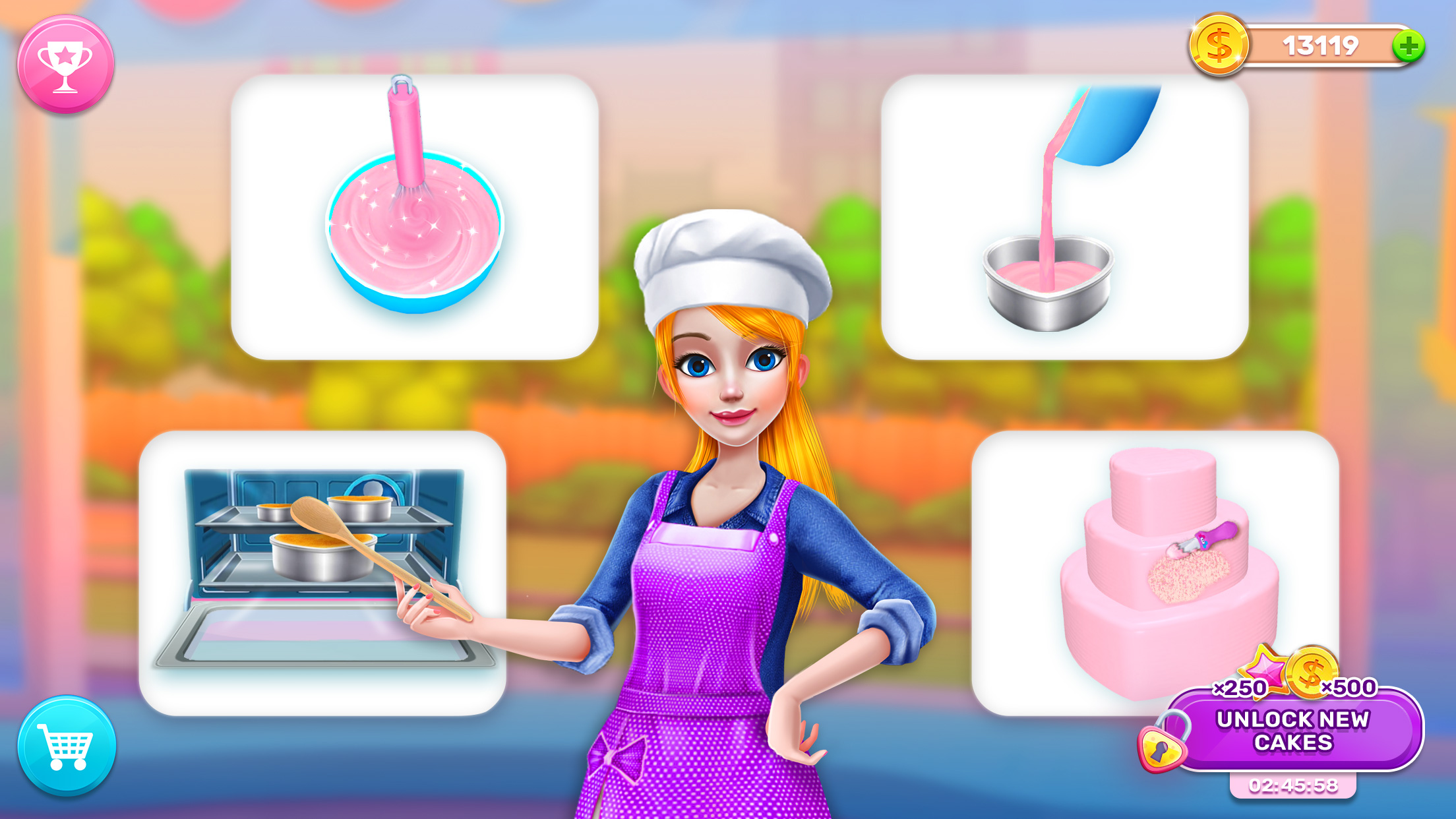 اسکرین شات 6 بازی My Bakery Empire: Bake a Cake