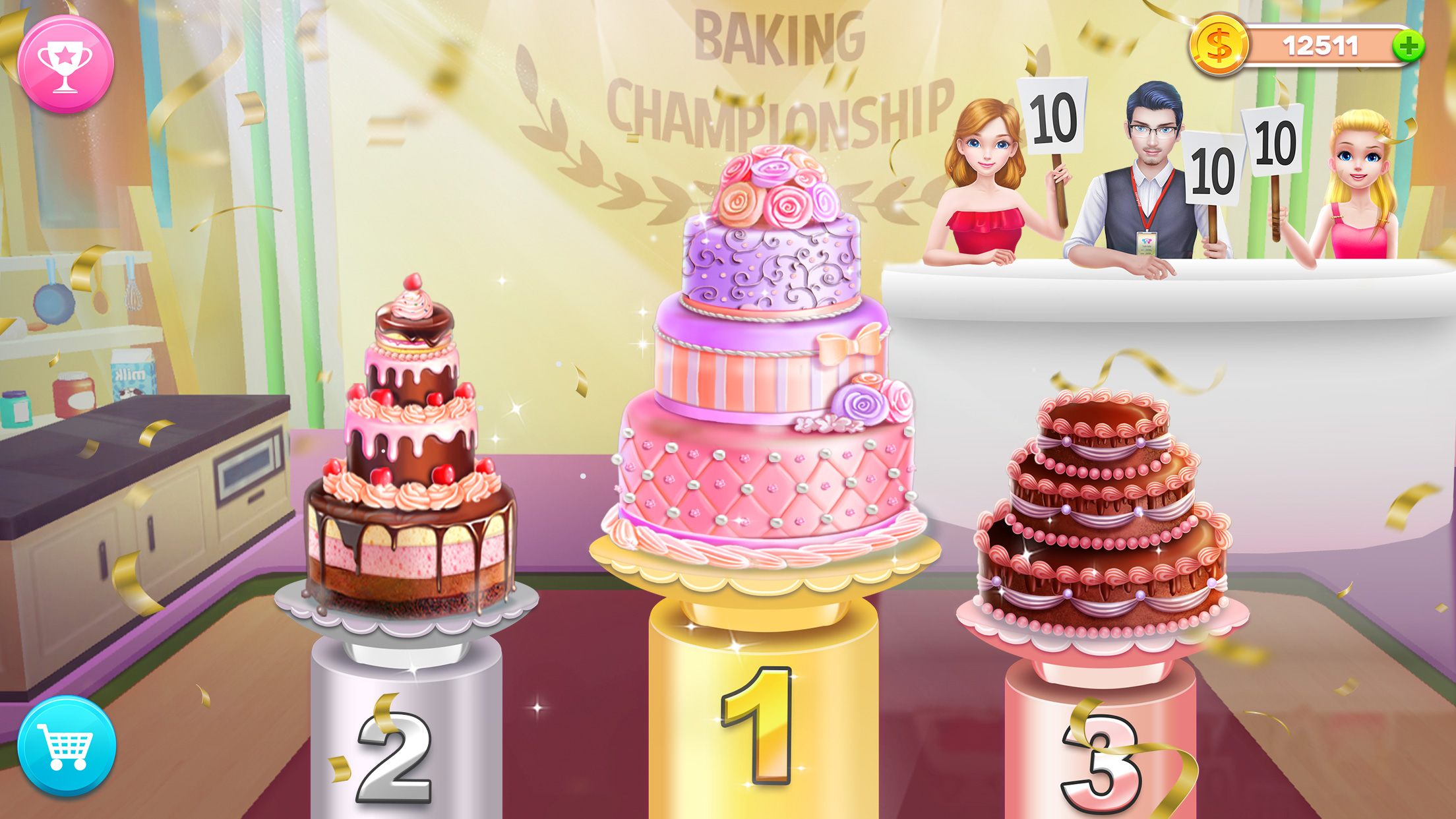اسکرین شات 3 بازی My Bakery Empire: Bake a Cake