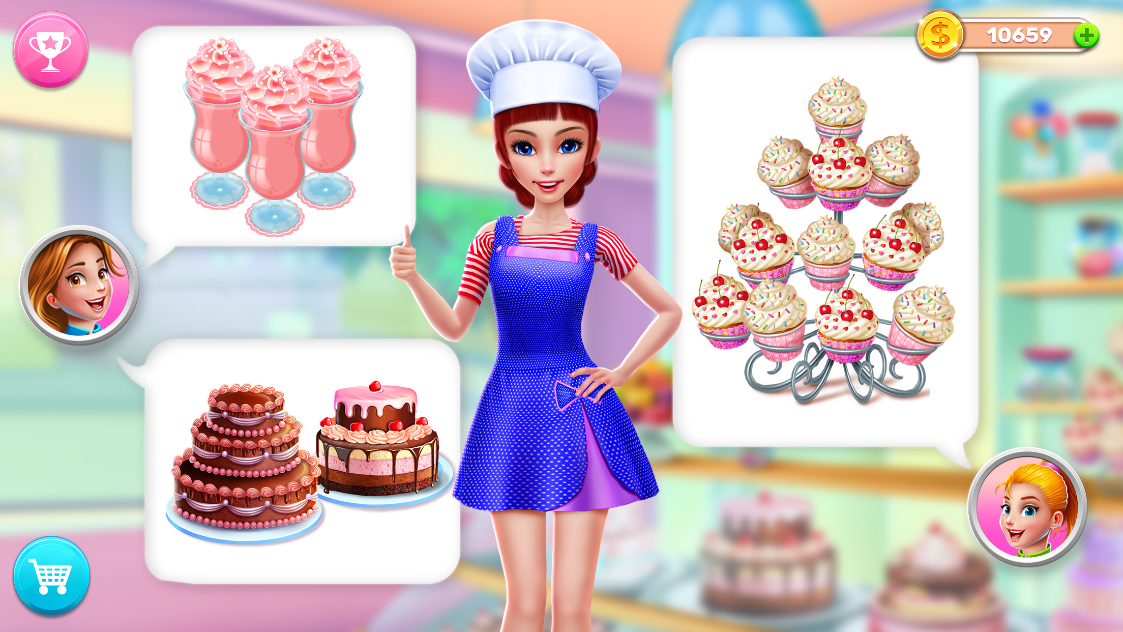 اسکرین شات 4 بازی My Bakery Empire: Bake a Cake