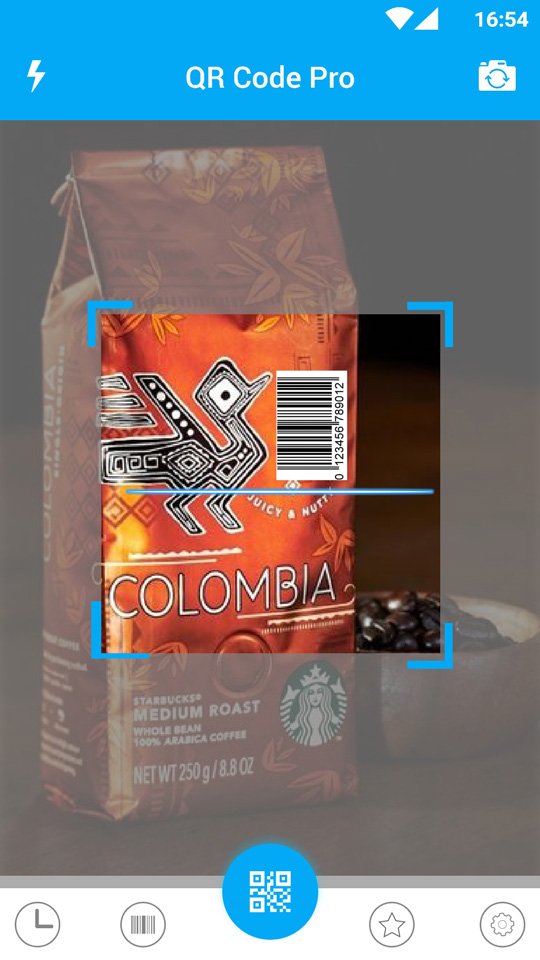 اسکرین شات 2 برنامه QR Code Reader