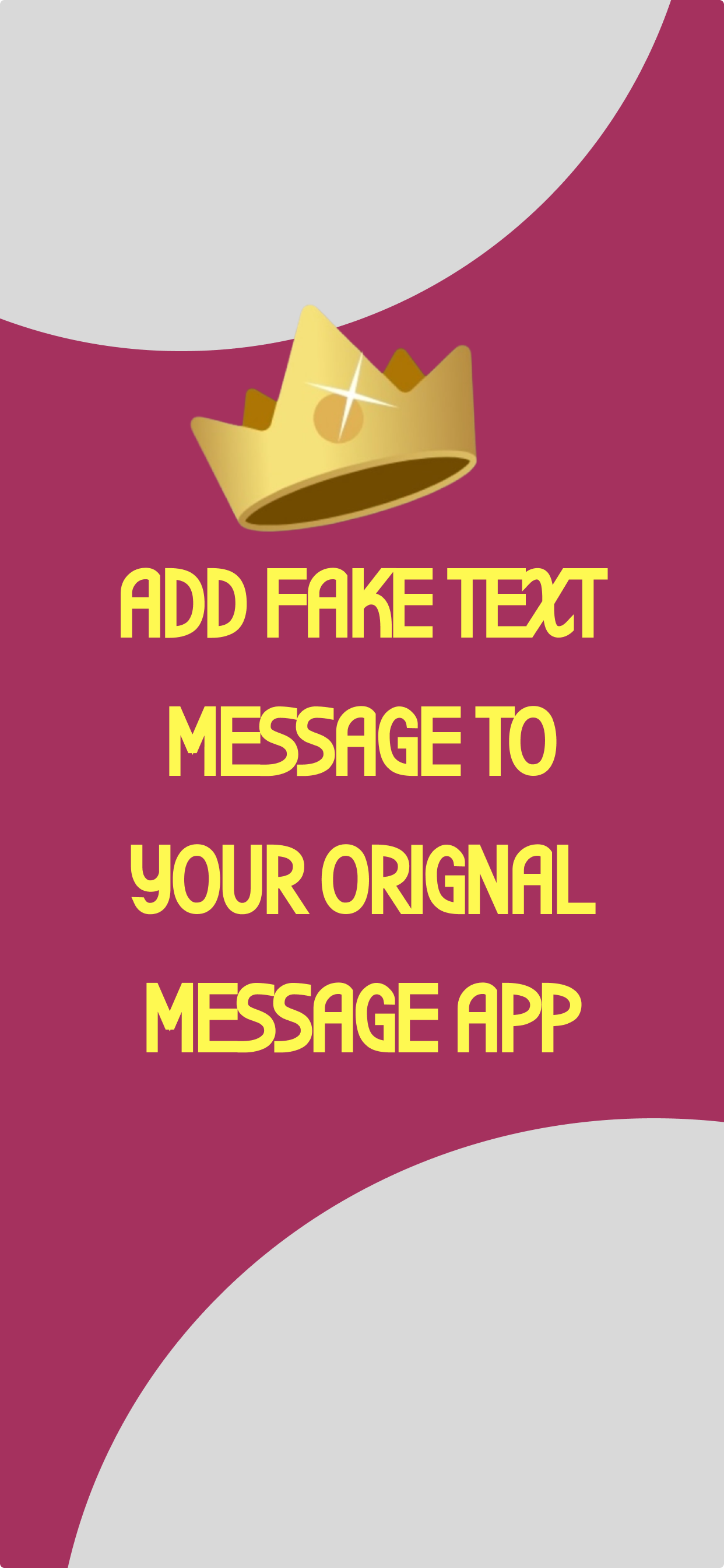 اسکرین شات 1 برنامه Fake SMS - Fake Text Message
