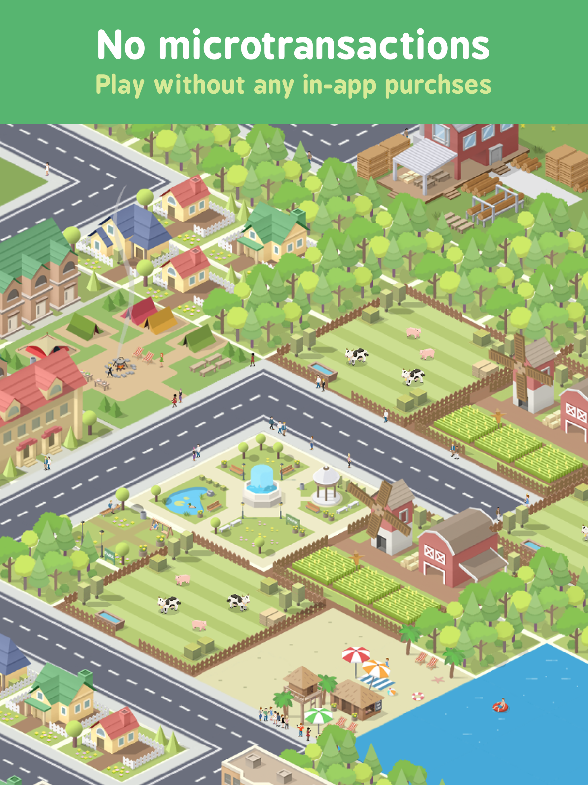 اسکرین شات 1 بازی Pocket City Free