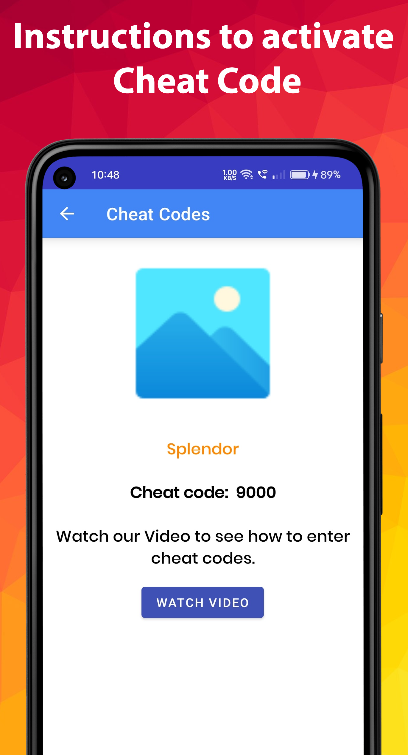 اسکرین شات 4 برنامه Indian cheat code list