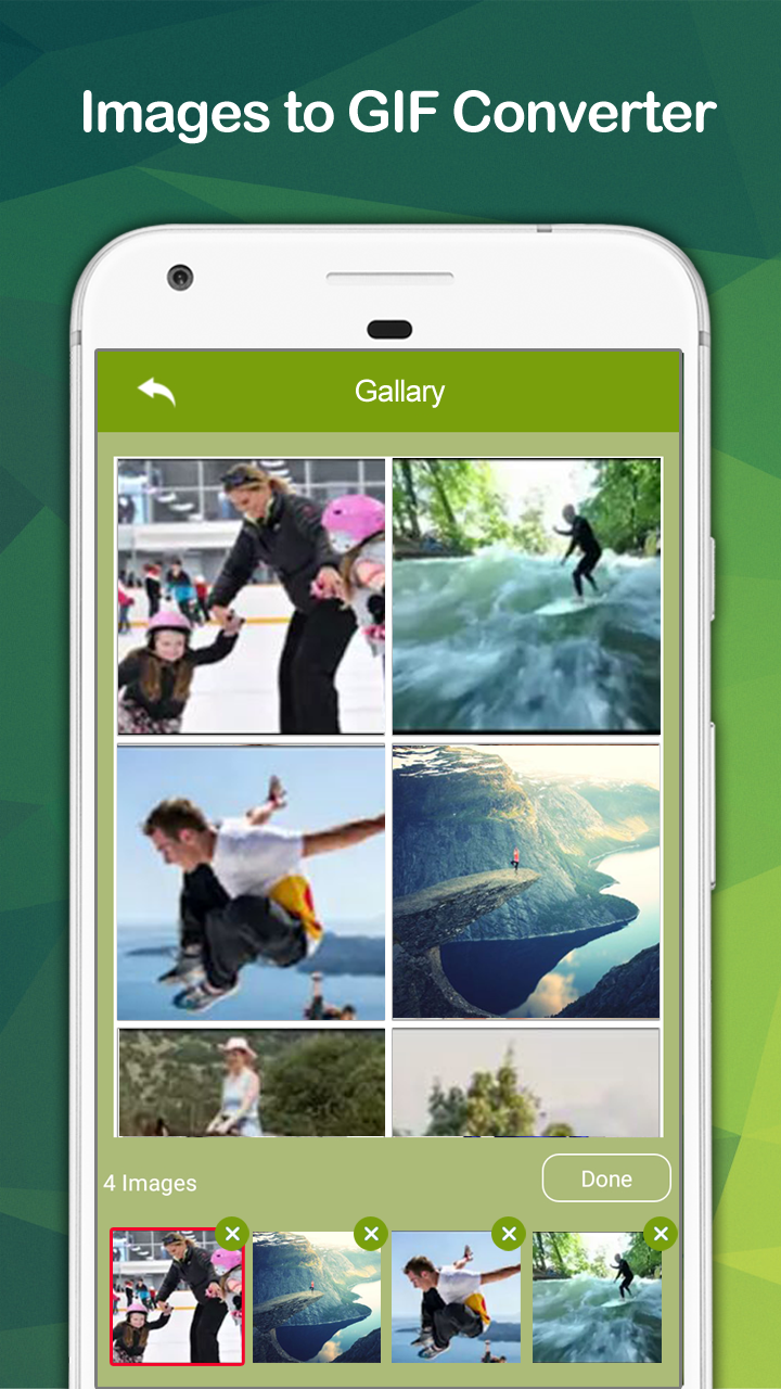 اسکرین شات 2 برنامه Images to GIF Converter