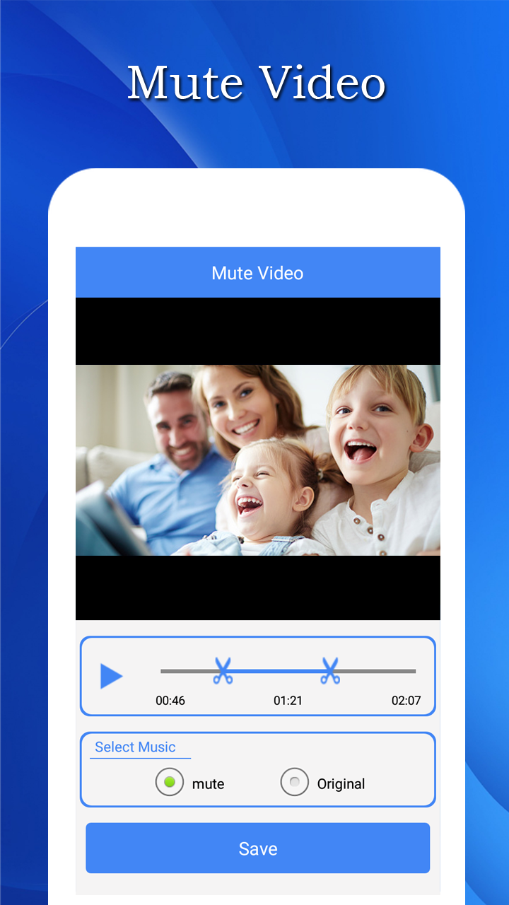 اسکرین شات 2 برنامه Mute Video, Silent Video