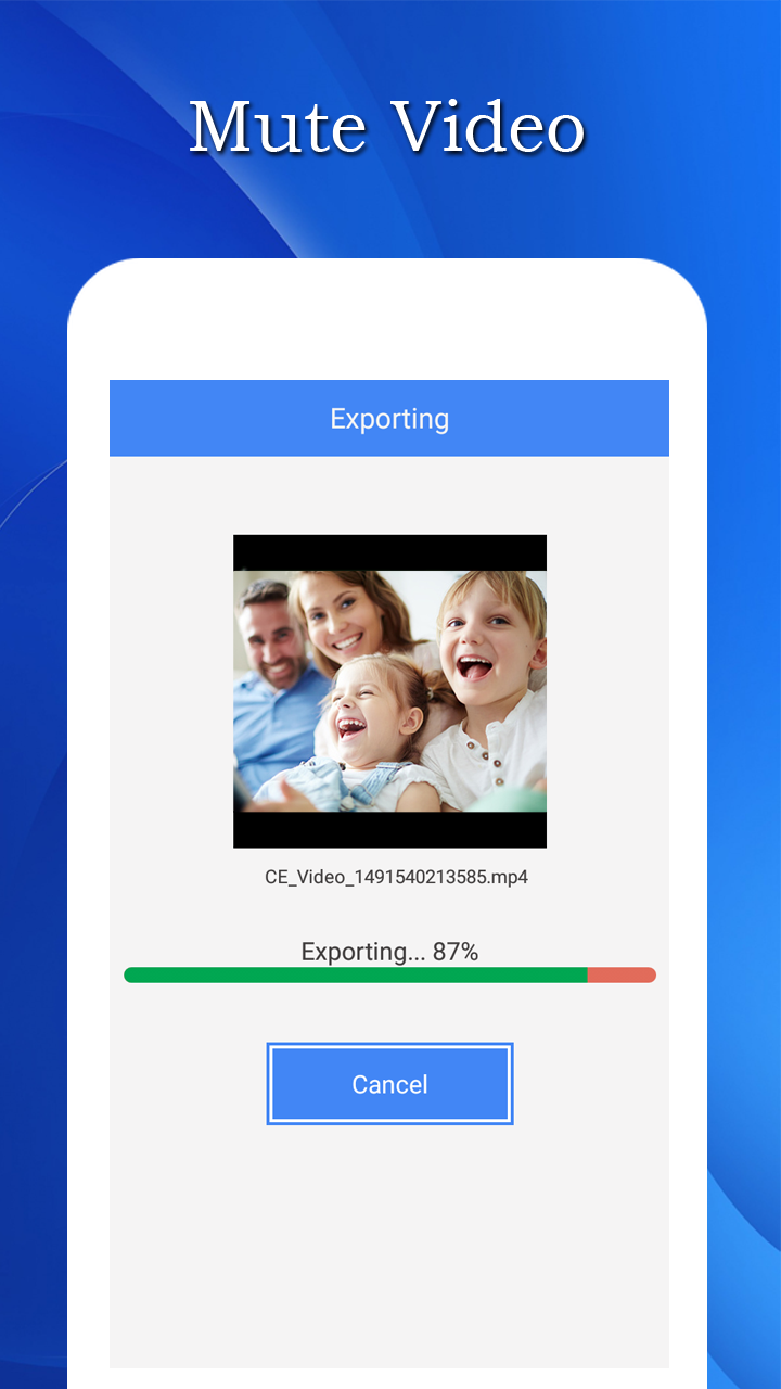 اسکرین شات 4 برنامه Mute Video, Silent Video