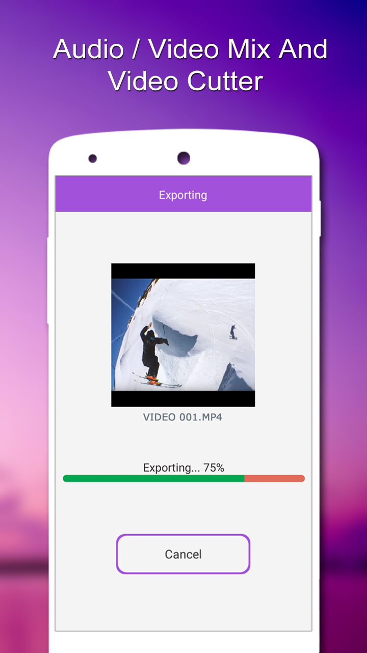 اسکرین شات 4 برنامه Audio / Video Mix,Video Cutter