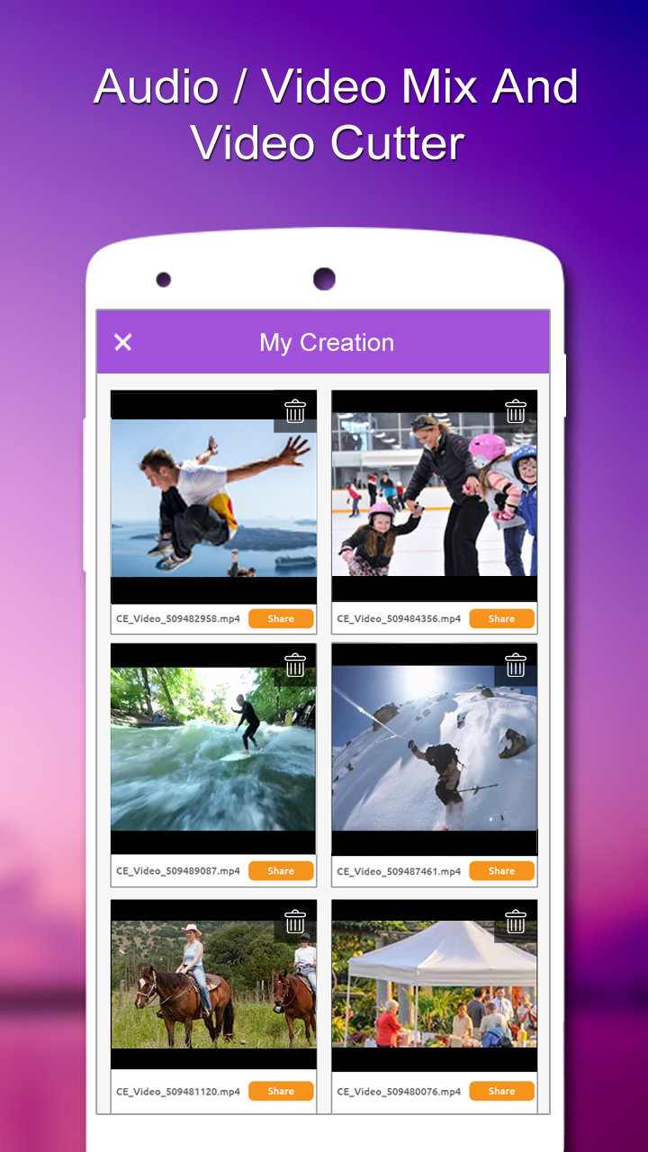 اسکرین شات 5 برنامه Audio / Video Mix,Video Cutter