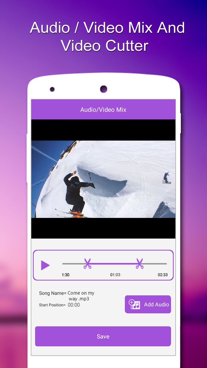 اسکرین شات 3 برنامه Audio / Video Mix,Video Cutter