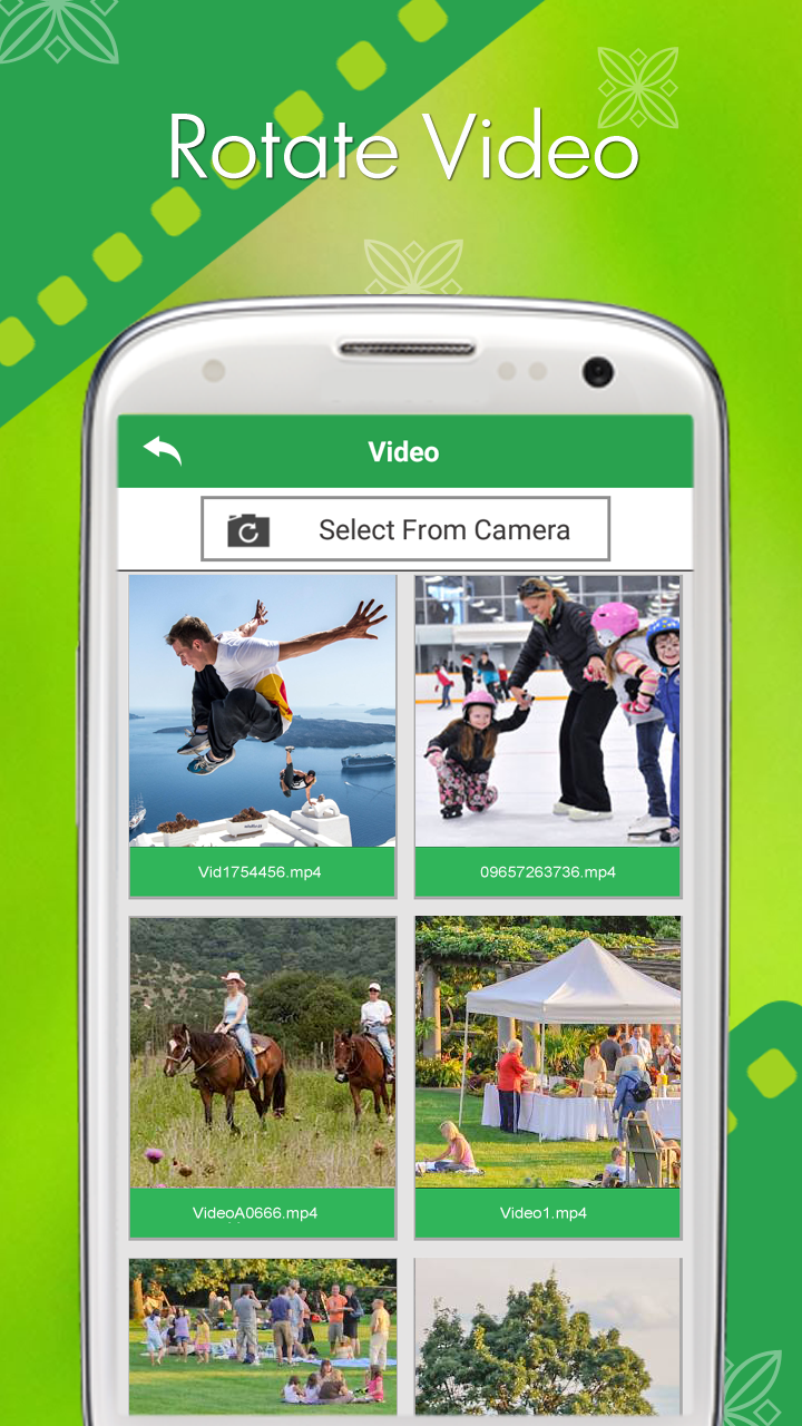 اسکرین شات 2 برنامه Rotate Video, Cut Video