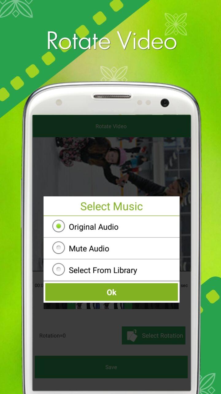 اسکرین شات 5 برنامه Rotate Video, Cut Video