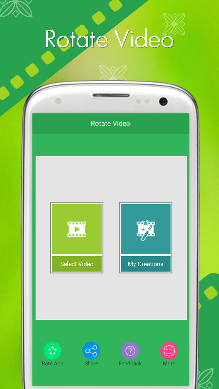 اسکرین شات 1 برنامه Rotate Video, Cut Video