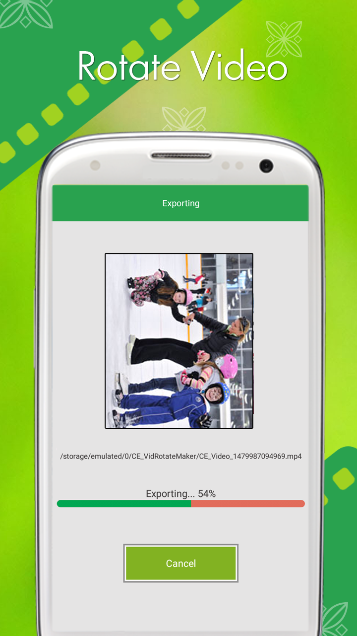 اسکرین شات 6 برنامه Rotate Video, Cut Video