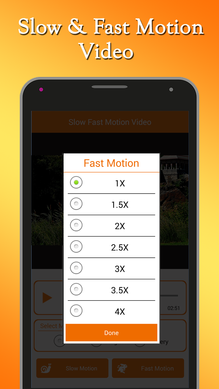 اسکرین شات 4 برنامه Fast & Slow Motion Video