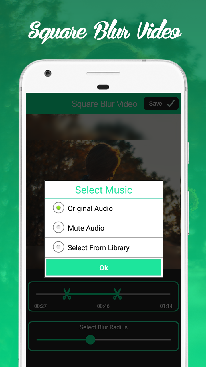 اسکرین شات 4 برنامه Blur Video, Blur Square Video,