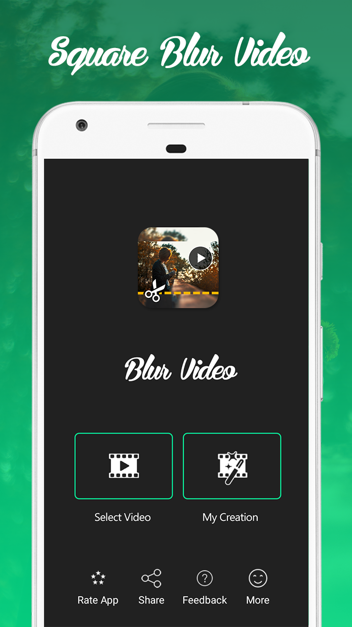 اسکرین شات 1 برنامه Blur Video, Blur Square Video,
