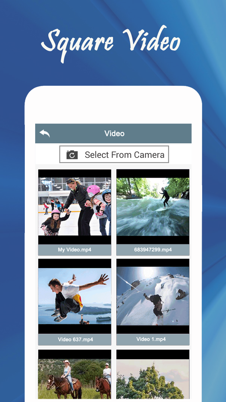 اسکرین شات 2 برنامه Square Video