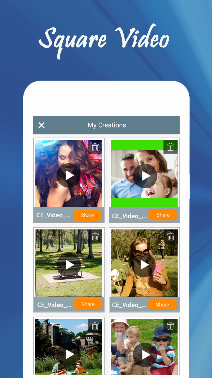 اسکرین شات 8 برنامه Square Video