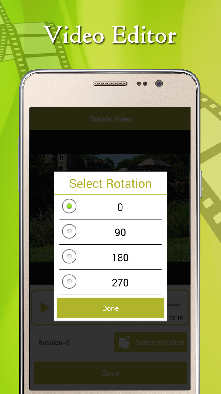اسکرین شات 4 برنامه Video Editor: Rotate,Flip,Slow