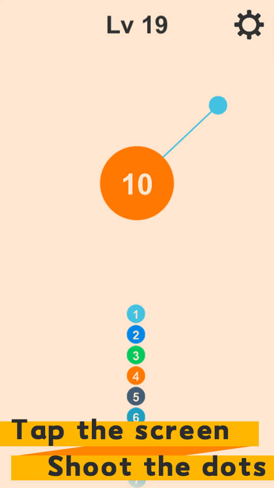 اسکرین شات 1 بازی Dots Shot : Colorful Arrow