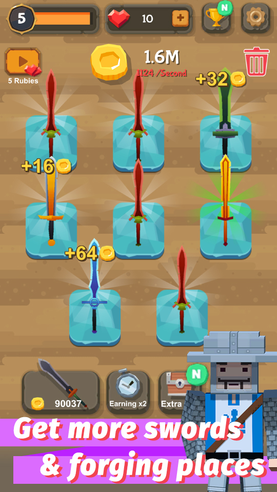اسکرین شات 2 بازی Merge Sword