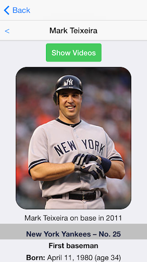 اسکرین شات 1 برنامه Baseball Live