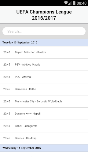 اسکرین شات 1 برنامه Live Score