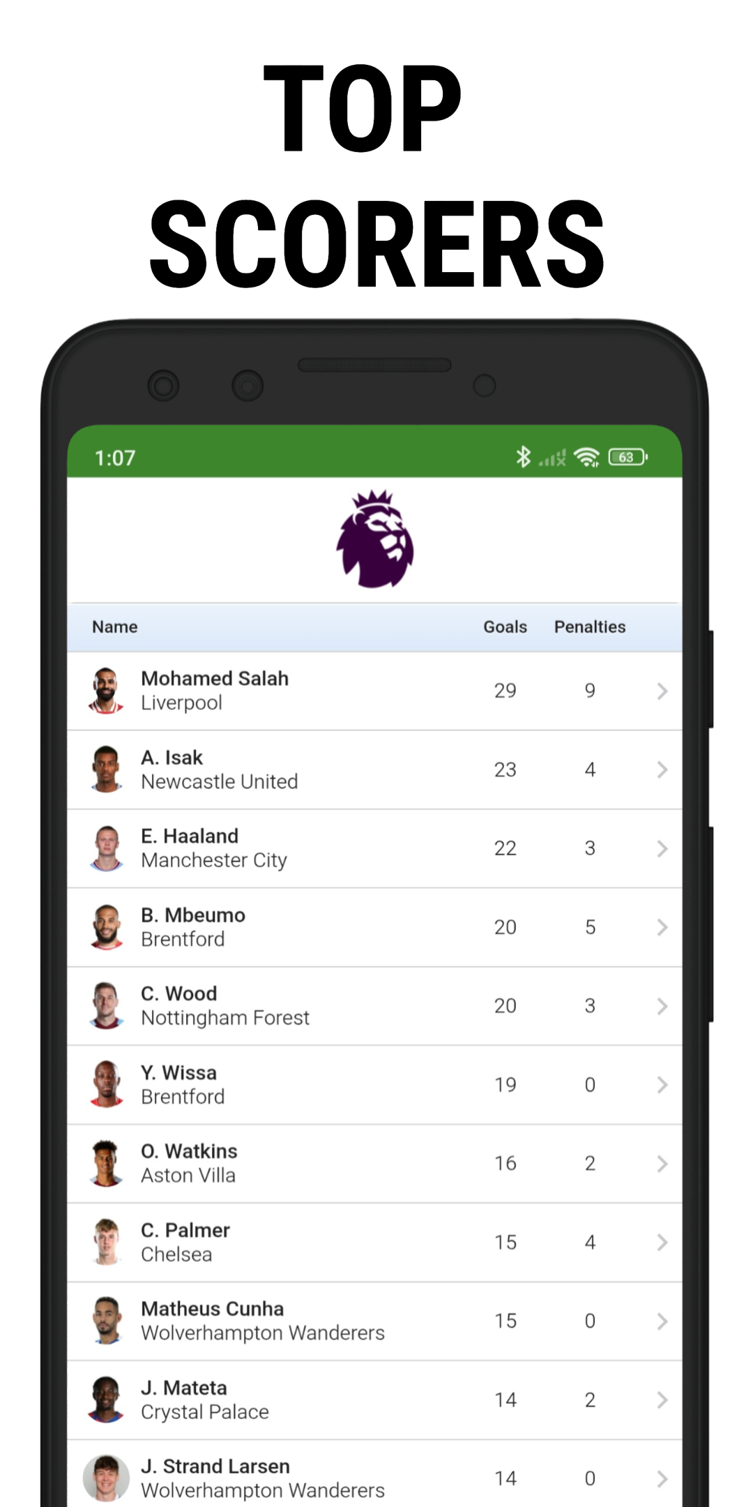 اسکرین شات 8 برنامه Football Live Scores