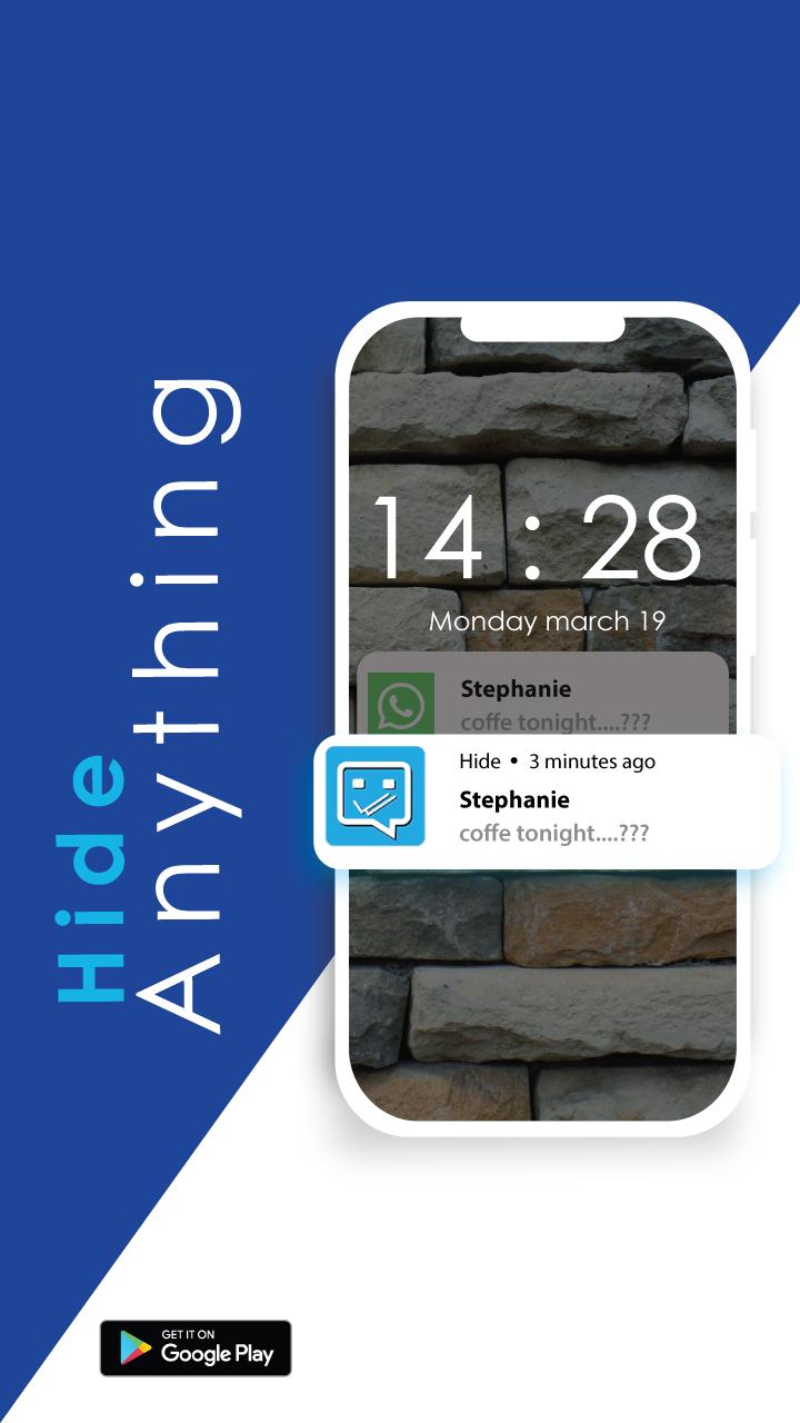 اسکرین شات 1 برنامه Hide - Blue Ticks or Last Seen