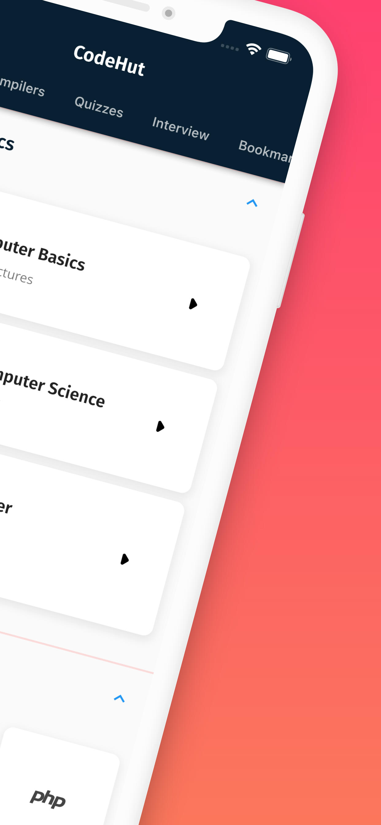 اسکرین شات 2 برنامه Learn Coding Offline - CodeHut