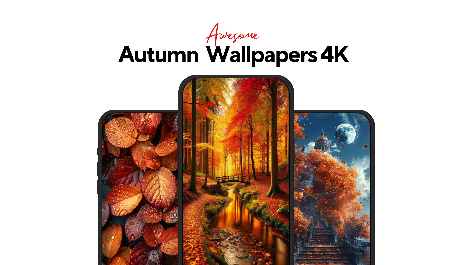 اسکرین شات 1 برنامه Autumn Wallpapers Nature 4K HD