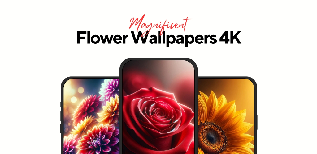 اسکرین شات 1 برنامه Flower Wallpapers Rose 4K - HD