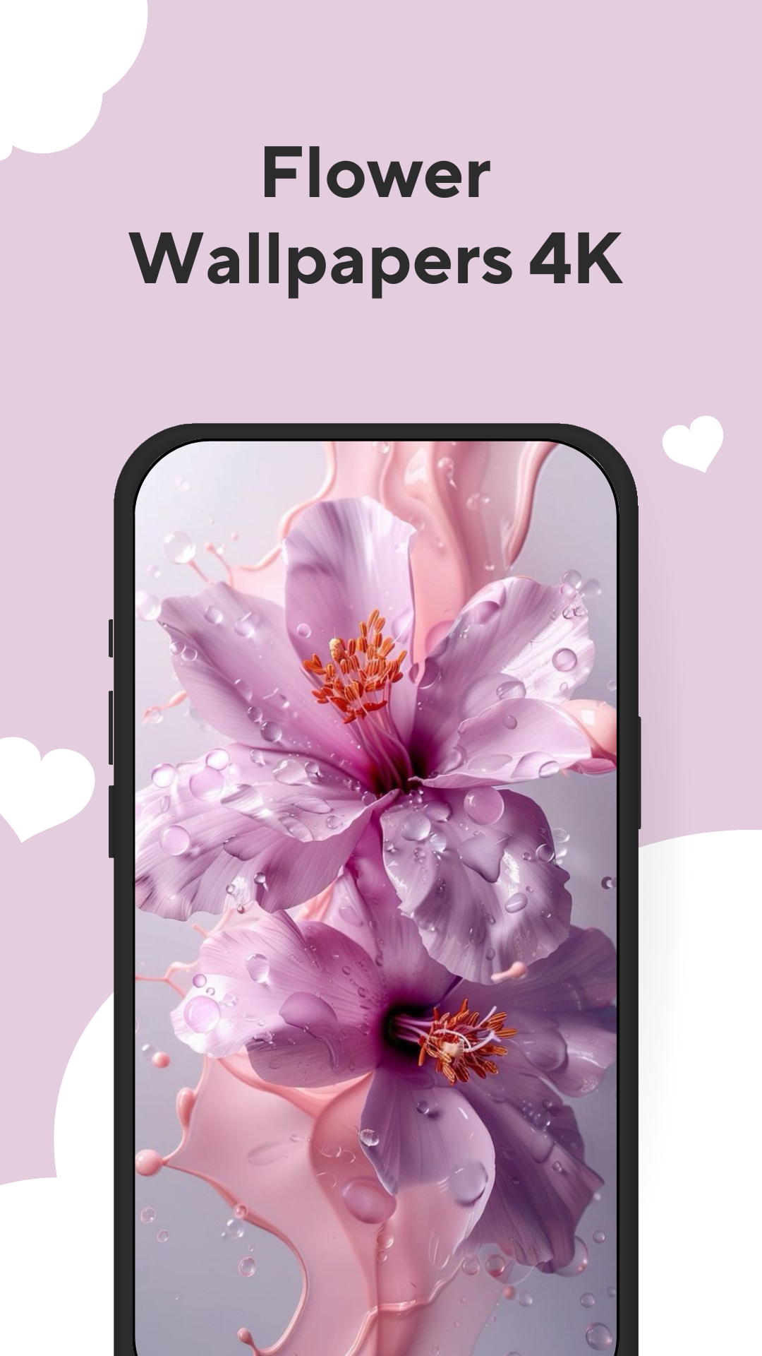 اسکرین شات 2 برنامه Flower Wallpapers Rose 4K - HD