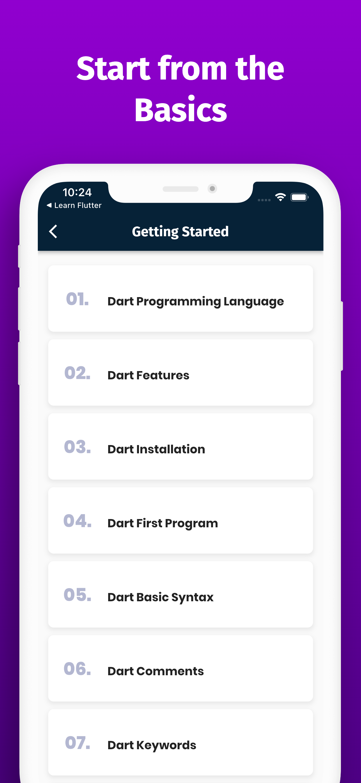 اسکرین شات 3 برنامه Learn Dart 2 Offline - DartDev