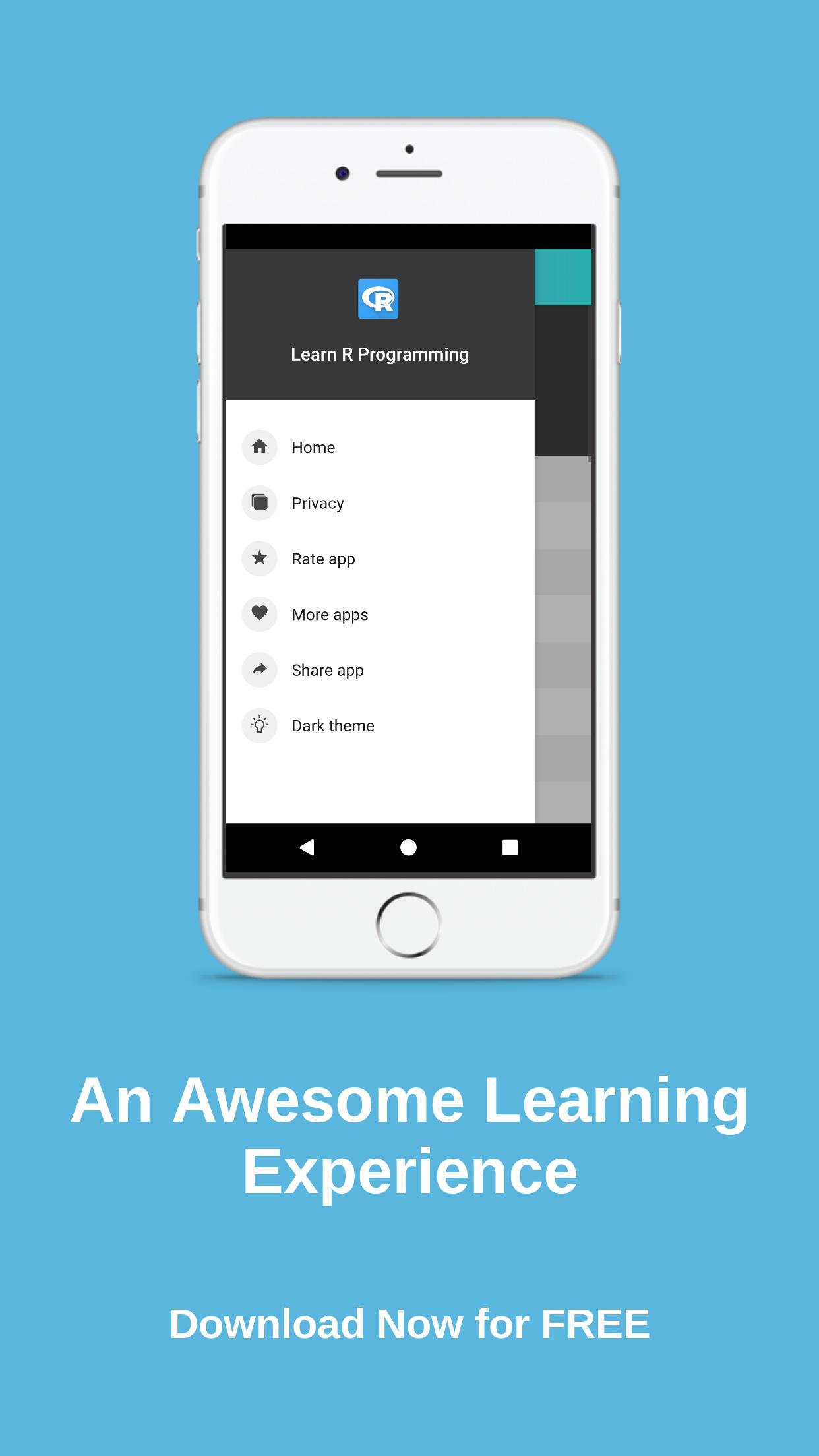 اسکرین شات 5 برنامه Learn R Programming - RPad