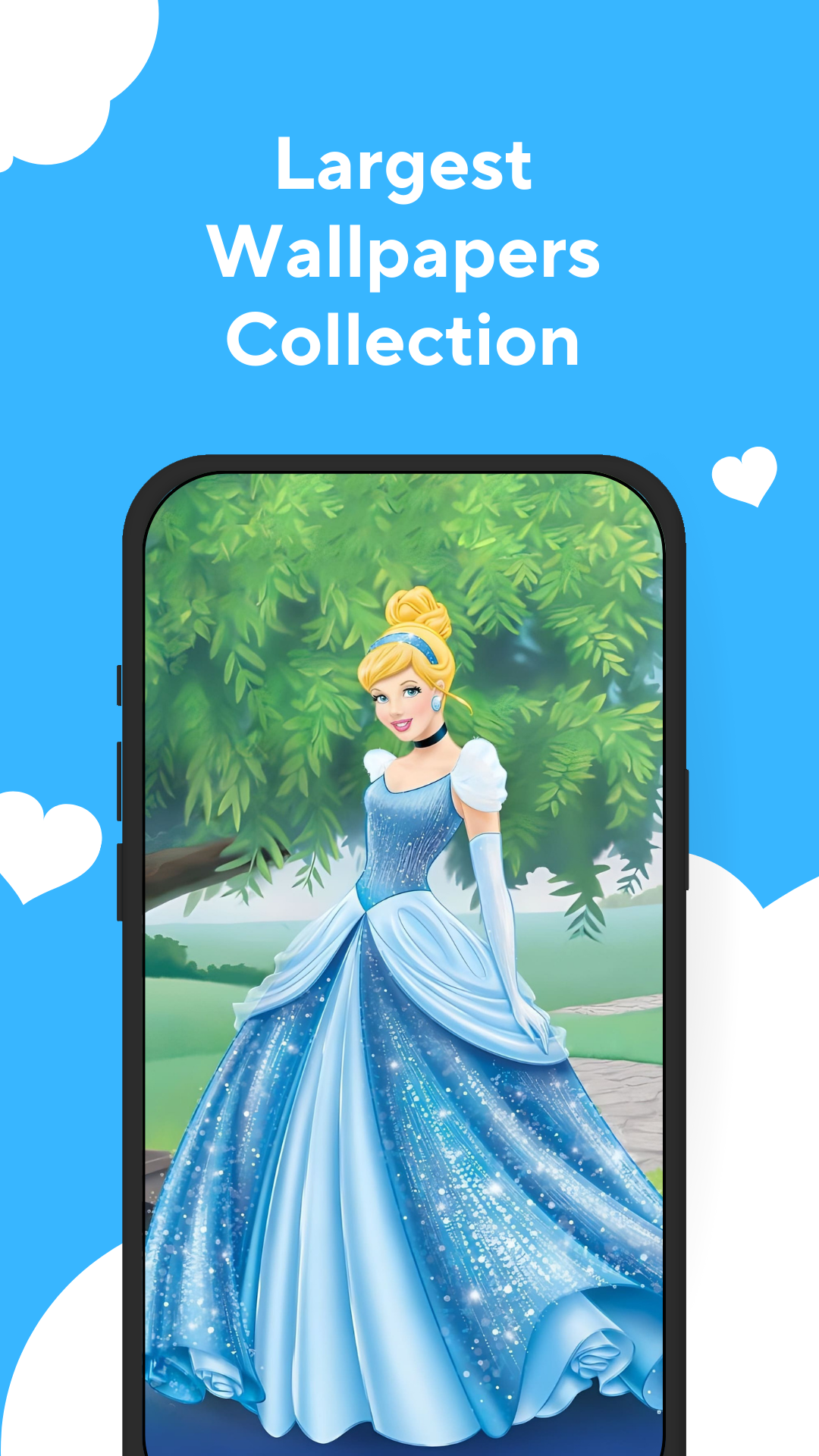 اسکرین شات 7 برنامه Princess Wallpapers Live 3D 4K