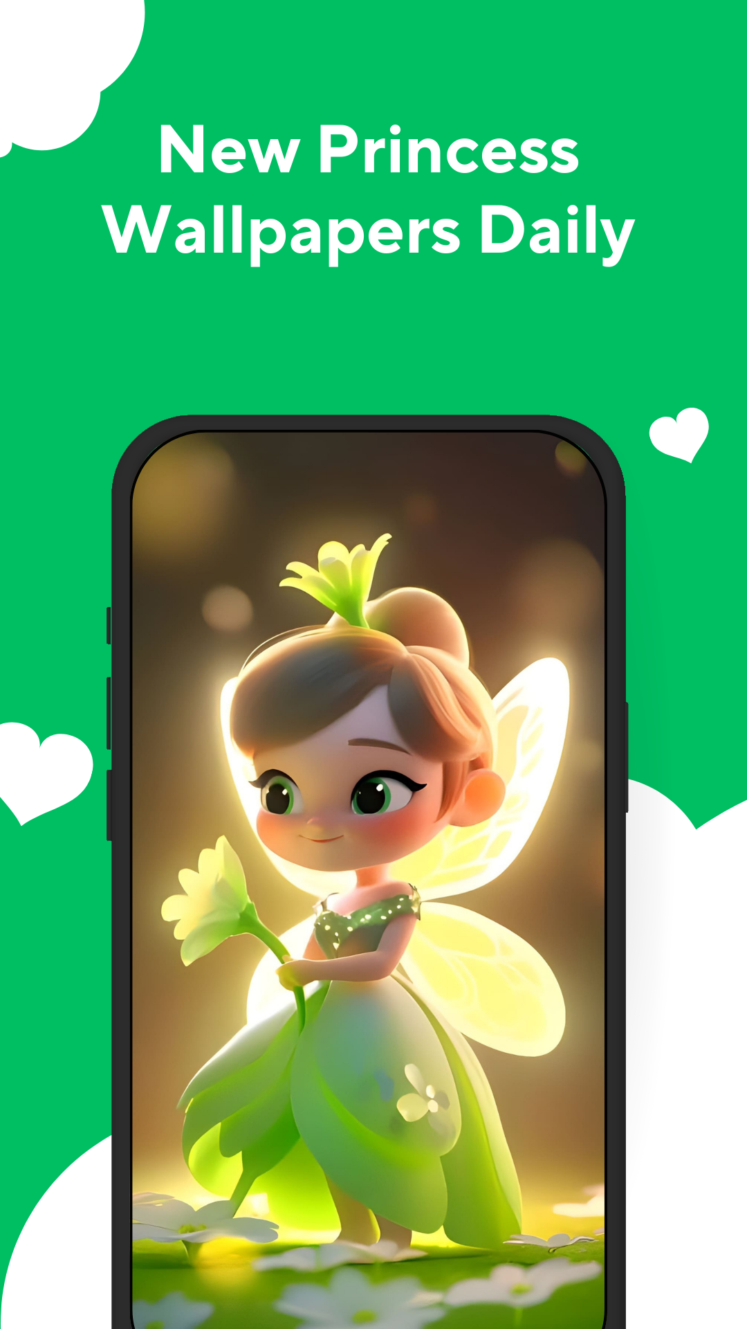 اسکرین شات 3 برنامه Princess Wallpapers Live 3D 4K
