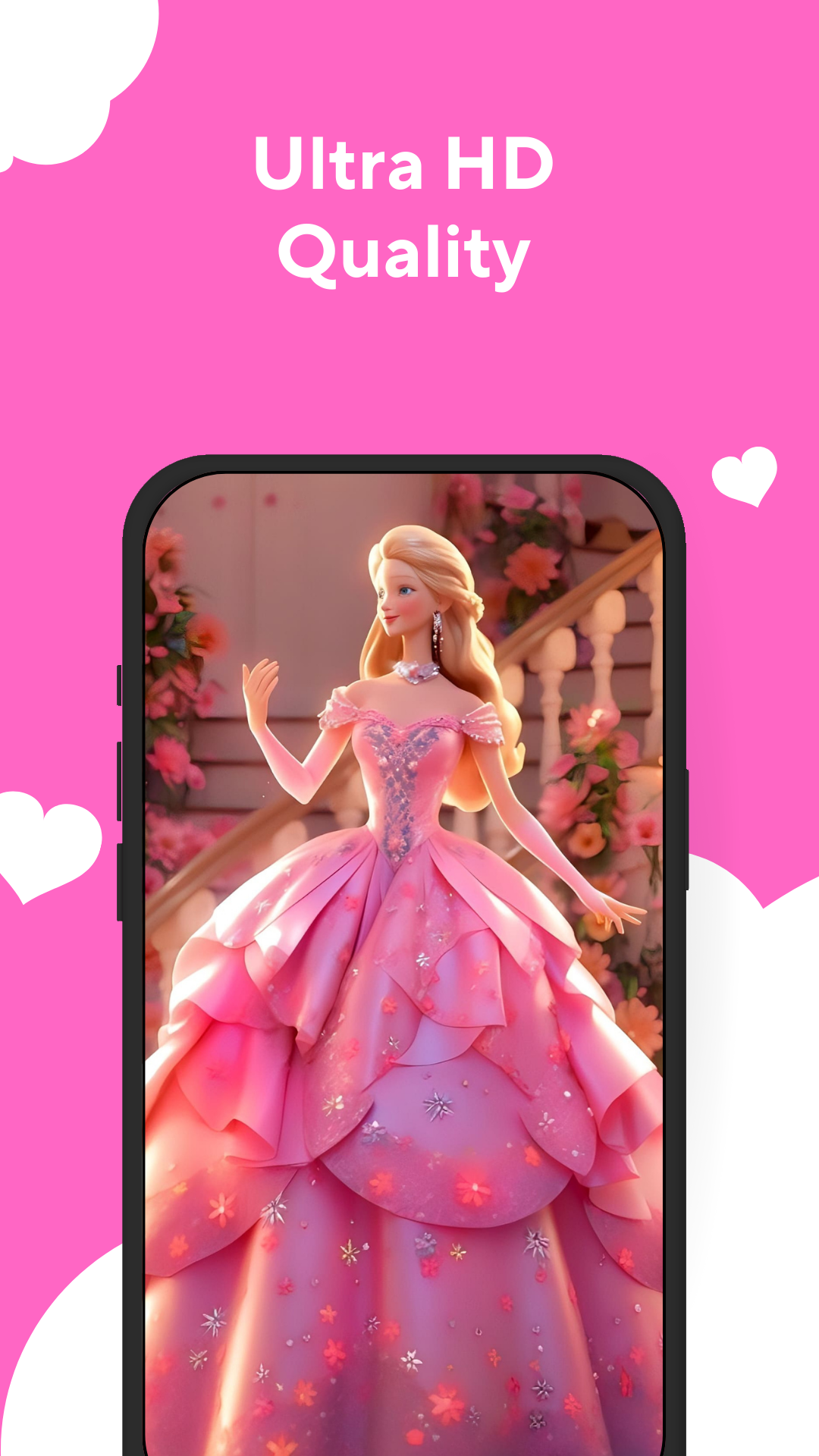 اسکرین شات 5 برنامه Princess Wallpapers Live 3D 4K