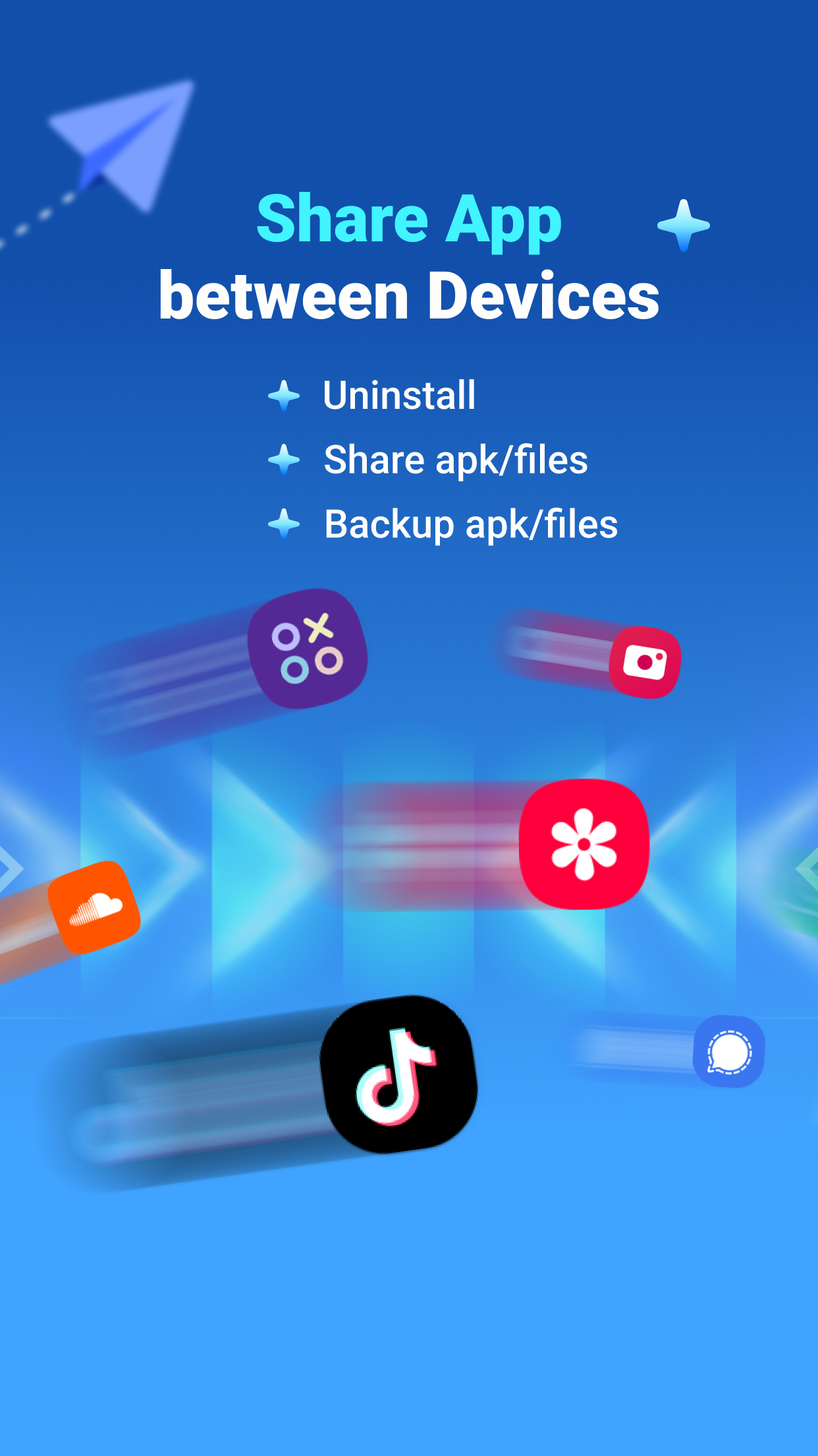 اسکرین شات 2 برنامه Share Apps: APK, File Sharing