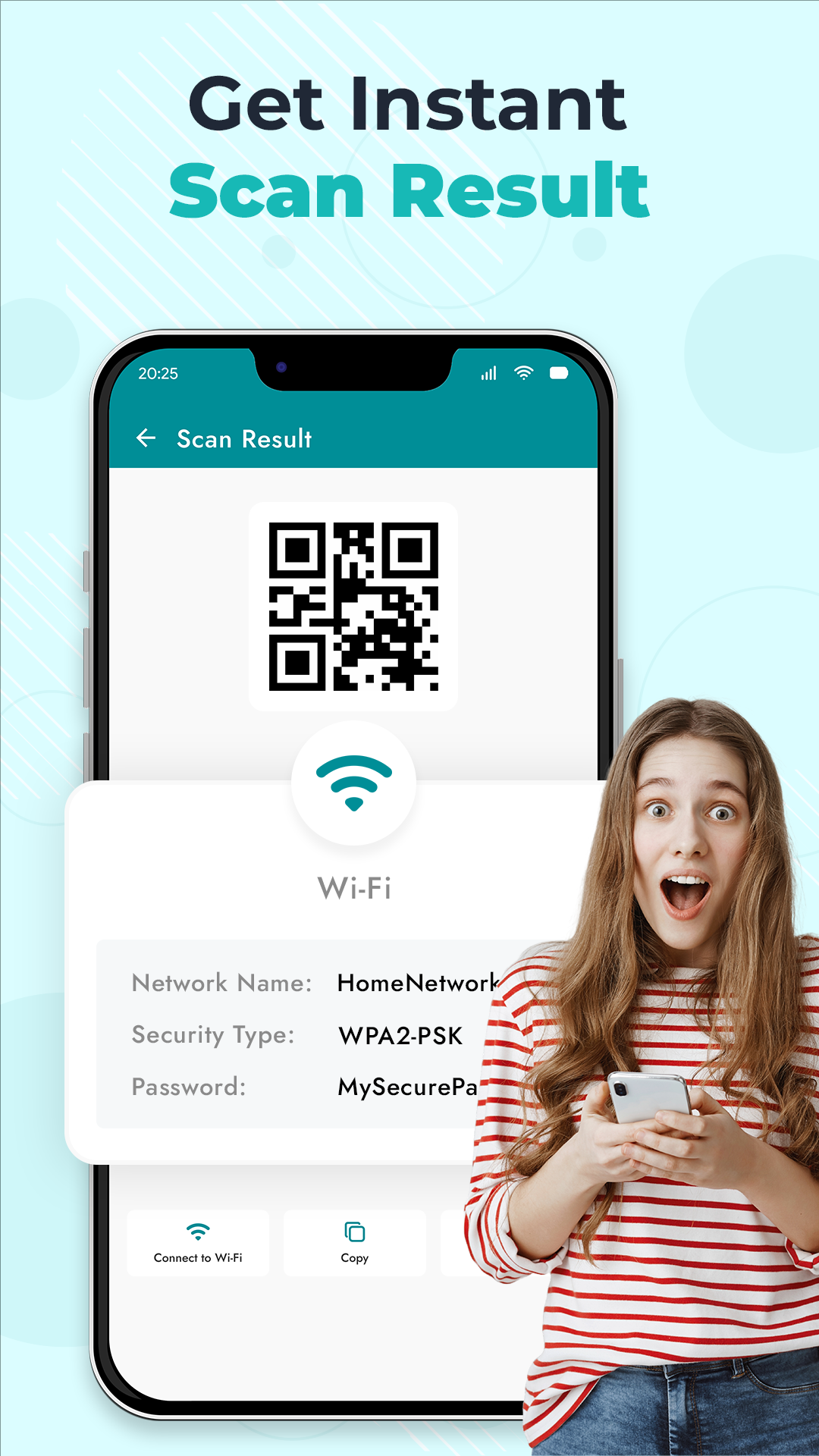 اسکرین شات 4 برنامه QR Scanner - QR Code Generator