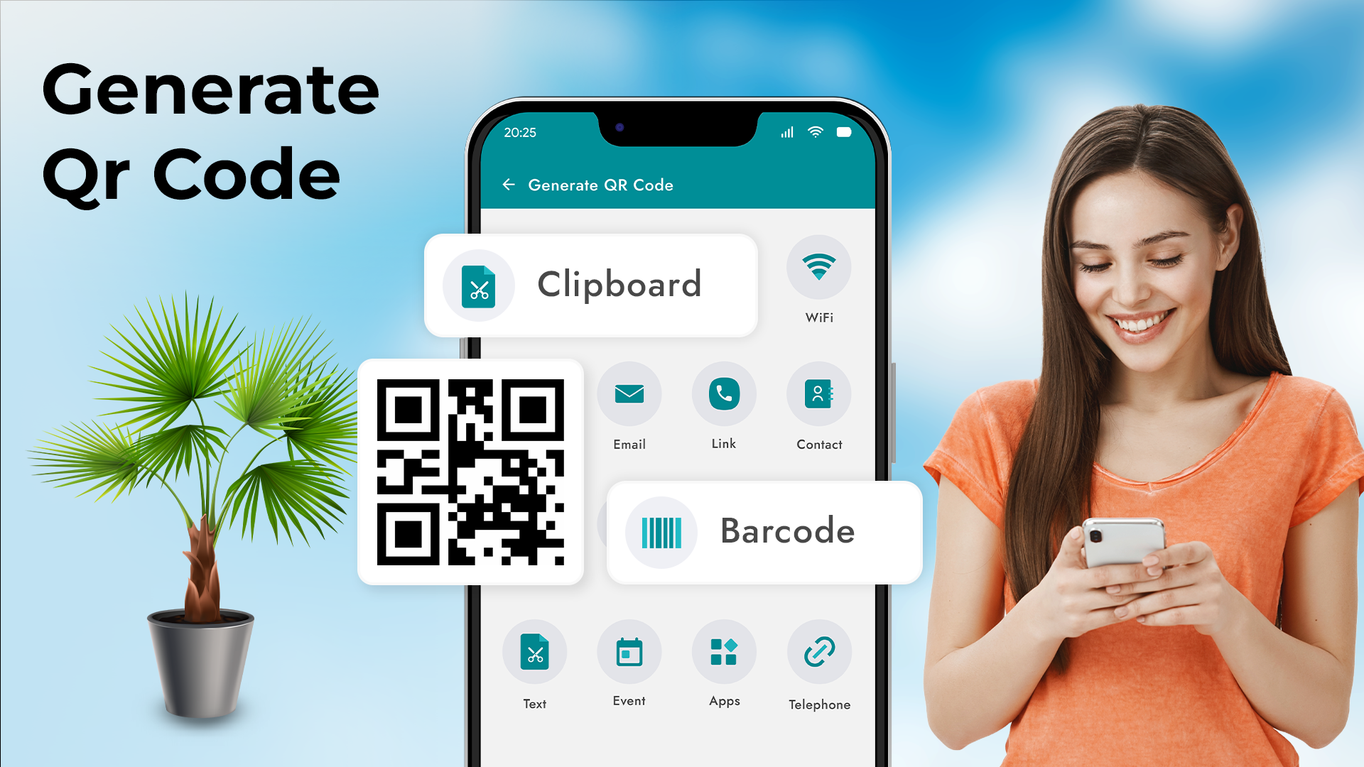 اسکرین شات 5 برنامه QR Scanner - QR Code Generator