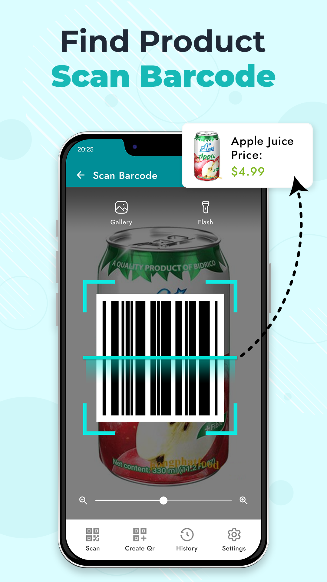 اسکرین شات 3 برنامه QR Scanner - QR Code Generator
