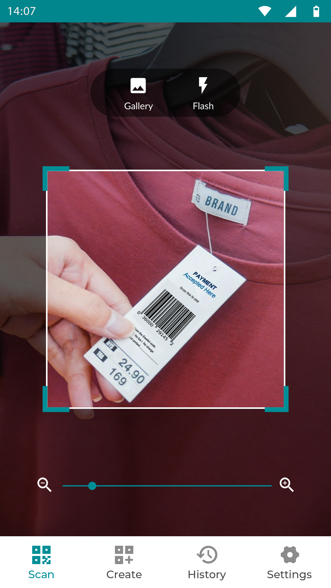 اسکرین شات 2 برنامه QR Scanner - QR Code Generator