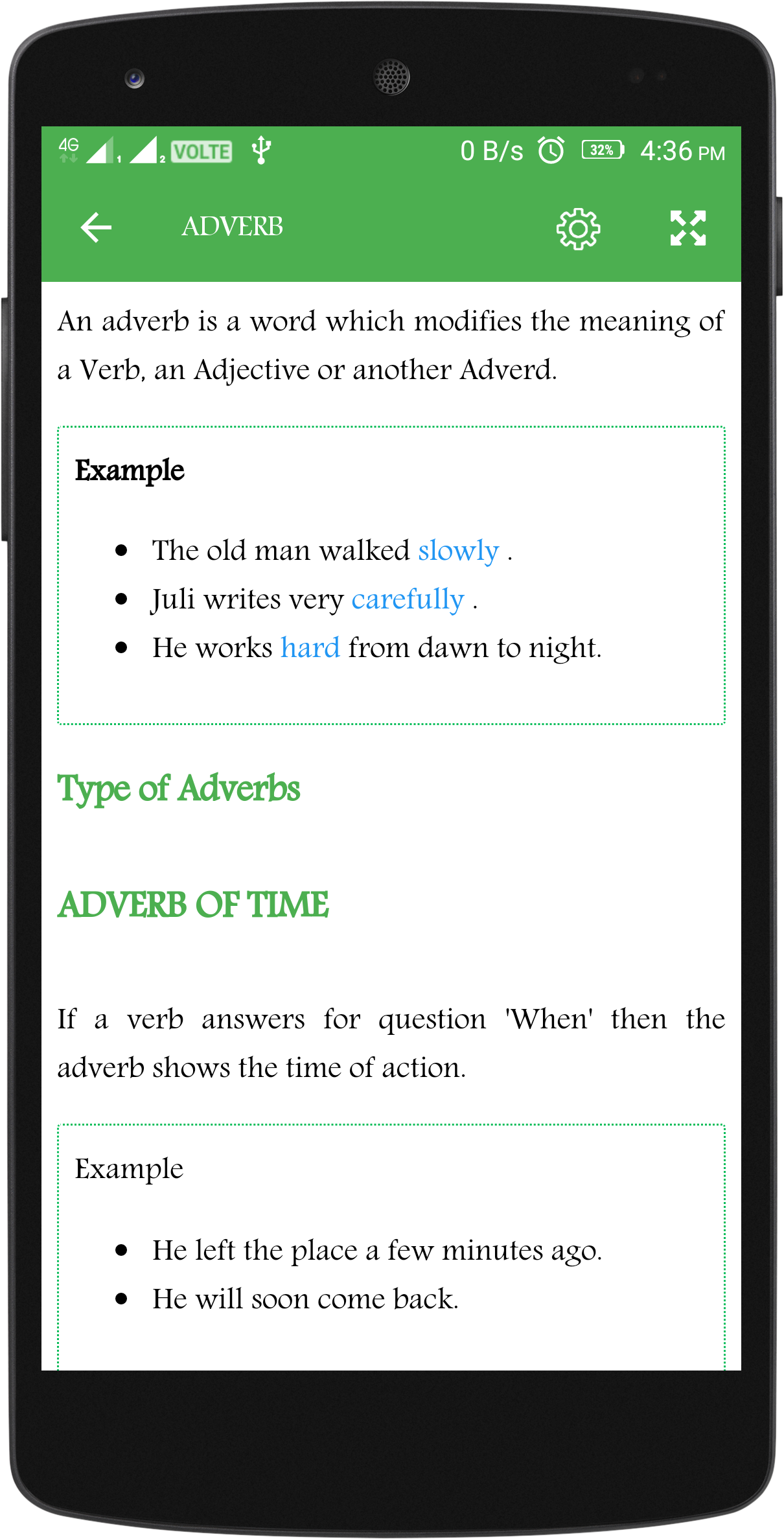 اسکرین شات 7 برنامه English Grammar Book